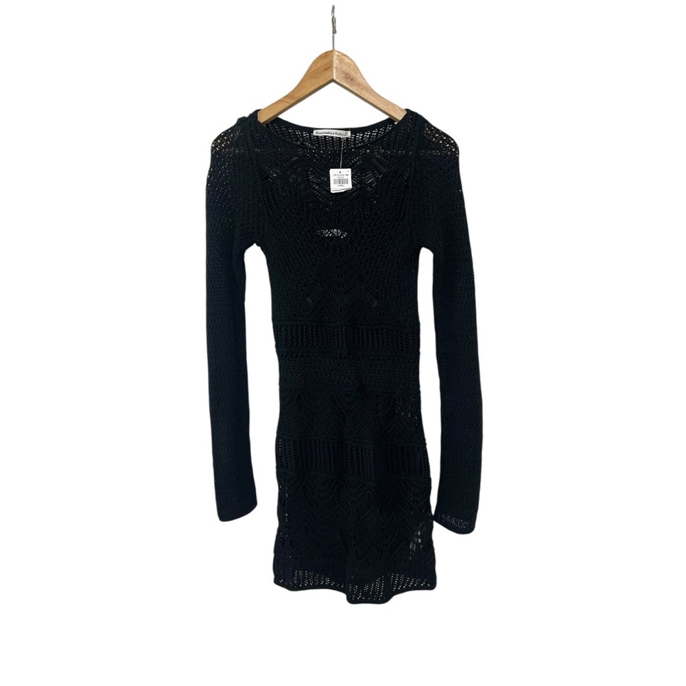 NWT Abercrombie Crochet Overlay Dress XS Boho Witchy Whimsigoth